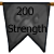 This pet has not reached 200 strength!