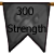This pet has not reached 300 strength!